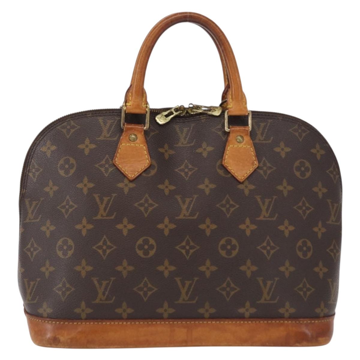 LOUIS VUITTON Monogram Alma Hand Bag M51130 LV Auth 164067