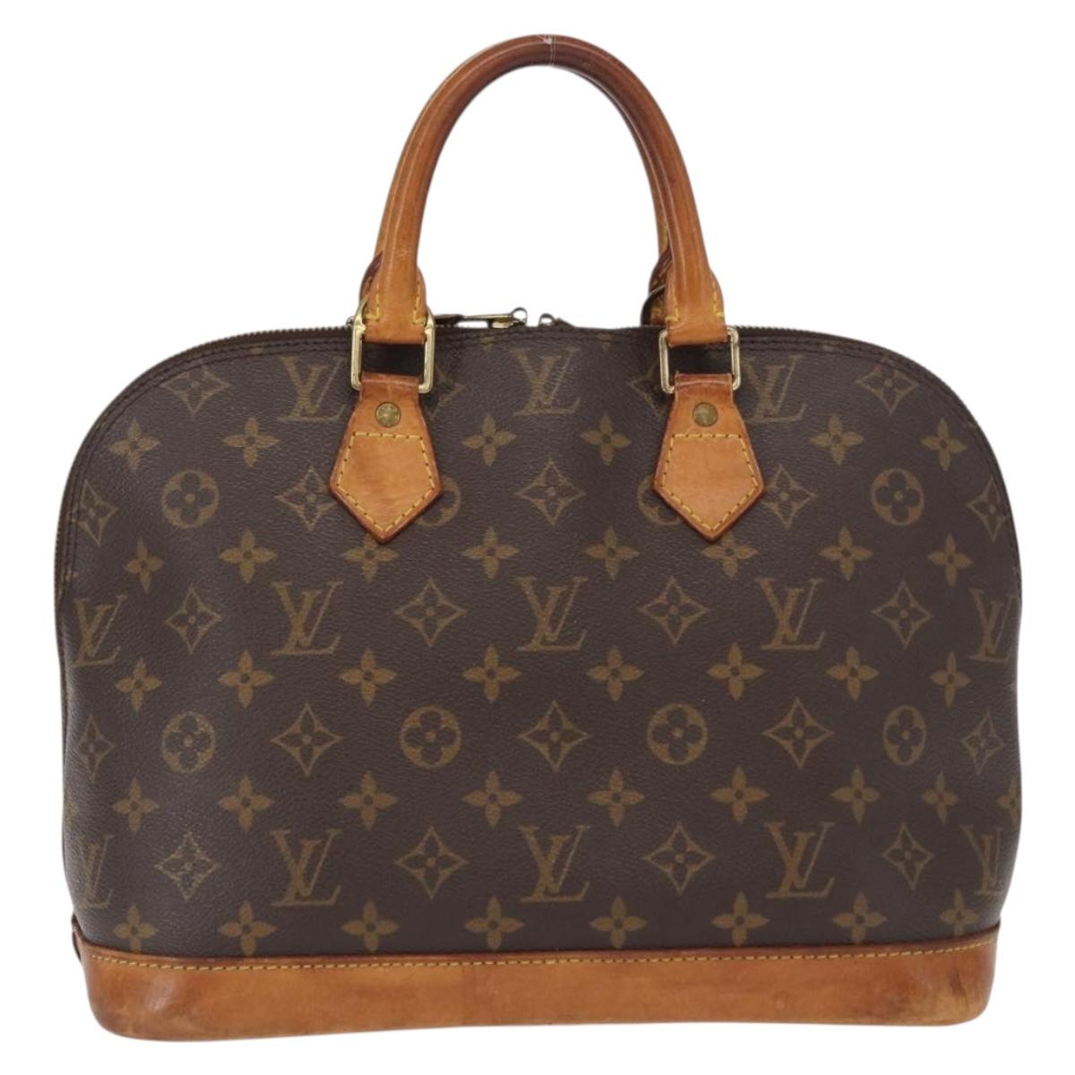 LOUIS VUITTON Monogram Alma Hand Bag M51130 LV Auth 164067