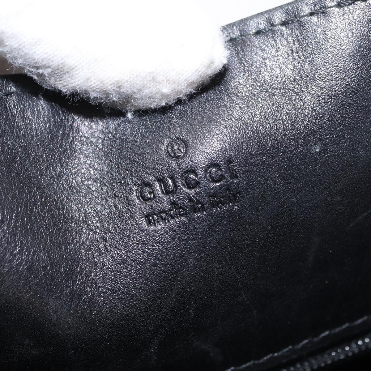 GUCCI GG Canvas Tote Bag Black 101341 Auth 164100