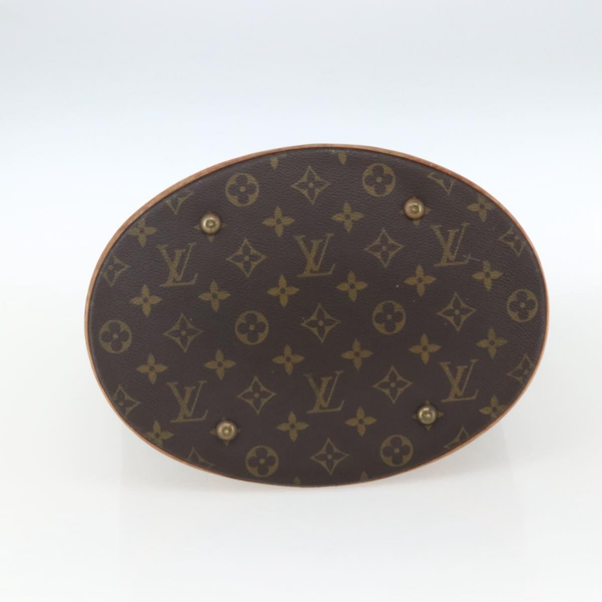 LOUIS VUITTON Monogram Bucket GM Shoulder Bag M42236 LV Auth 164107