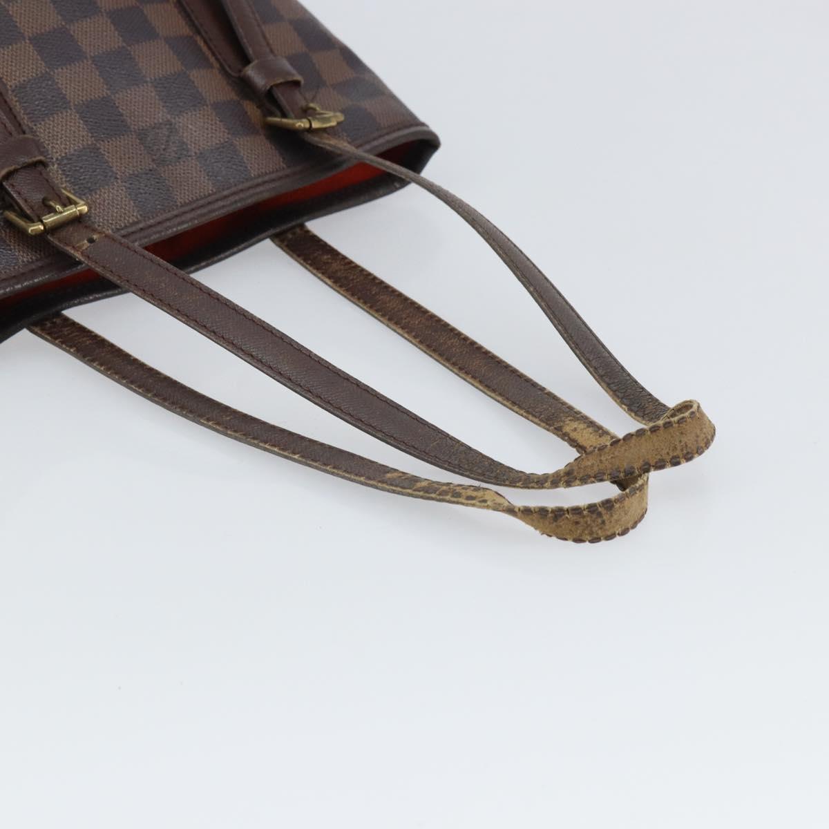 LOUIS VUITTON Damier Ebene Marais Shoulder Bag N42240 LV Auth 164110