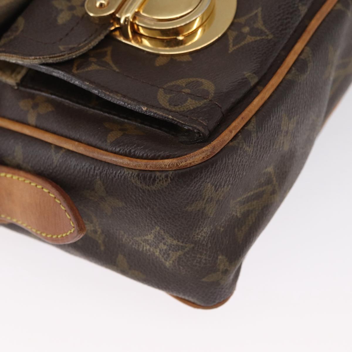 LOUIS VUITTON Monogram Hudson PM Shoulder Bag M40027 LV Auth 164131
