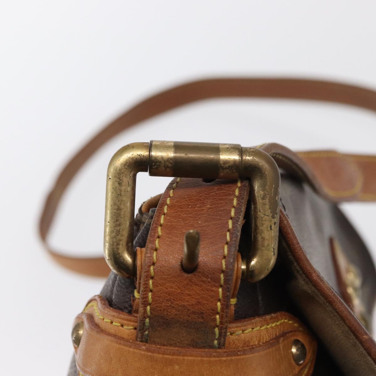 LOUIS VUITTON Monogram Hudson PM Shoulder Bag M40027 LV Auth 164131