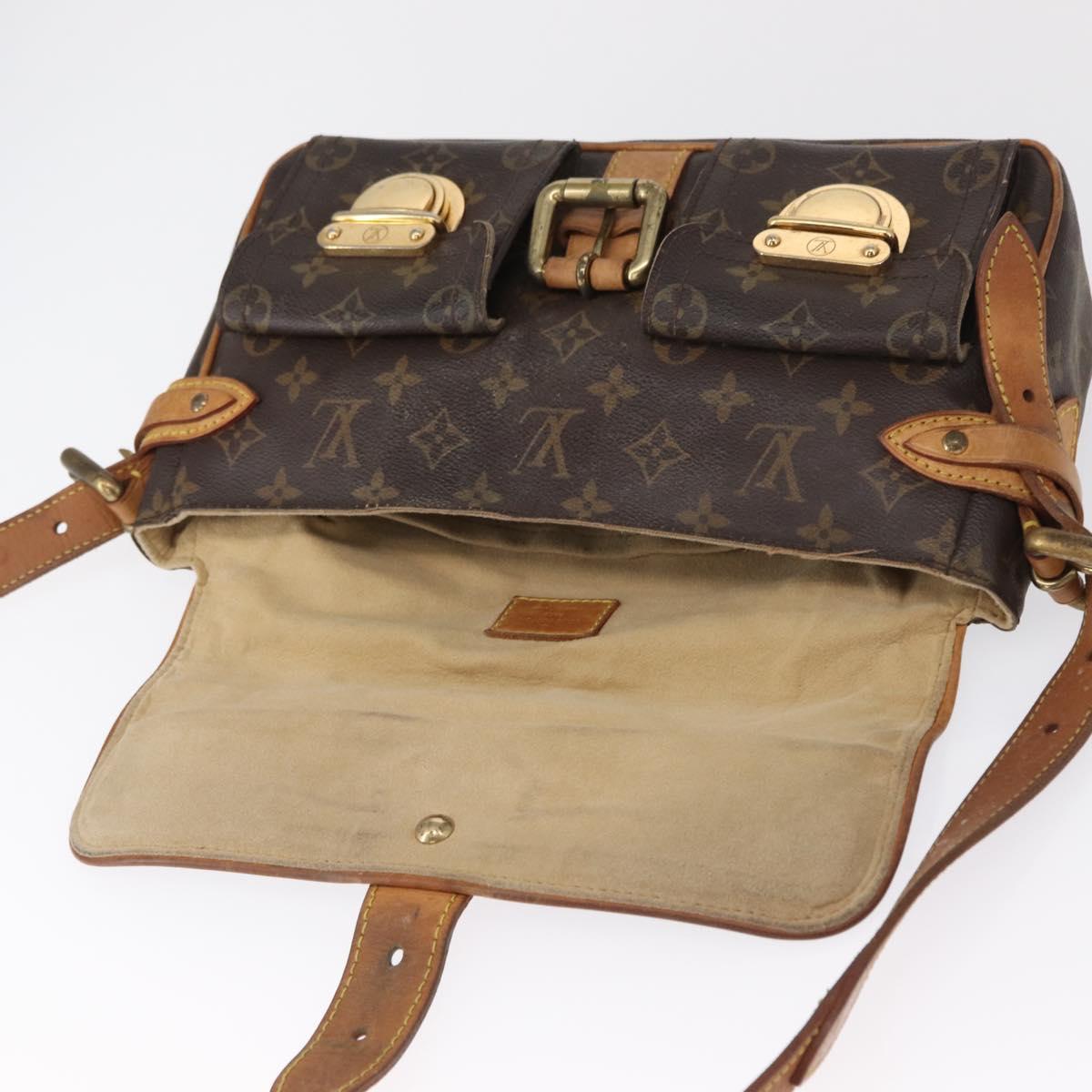 LOUIS VUITTON Monogram Hudson PM Shoulder Bag M40027 LV Auth 164131