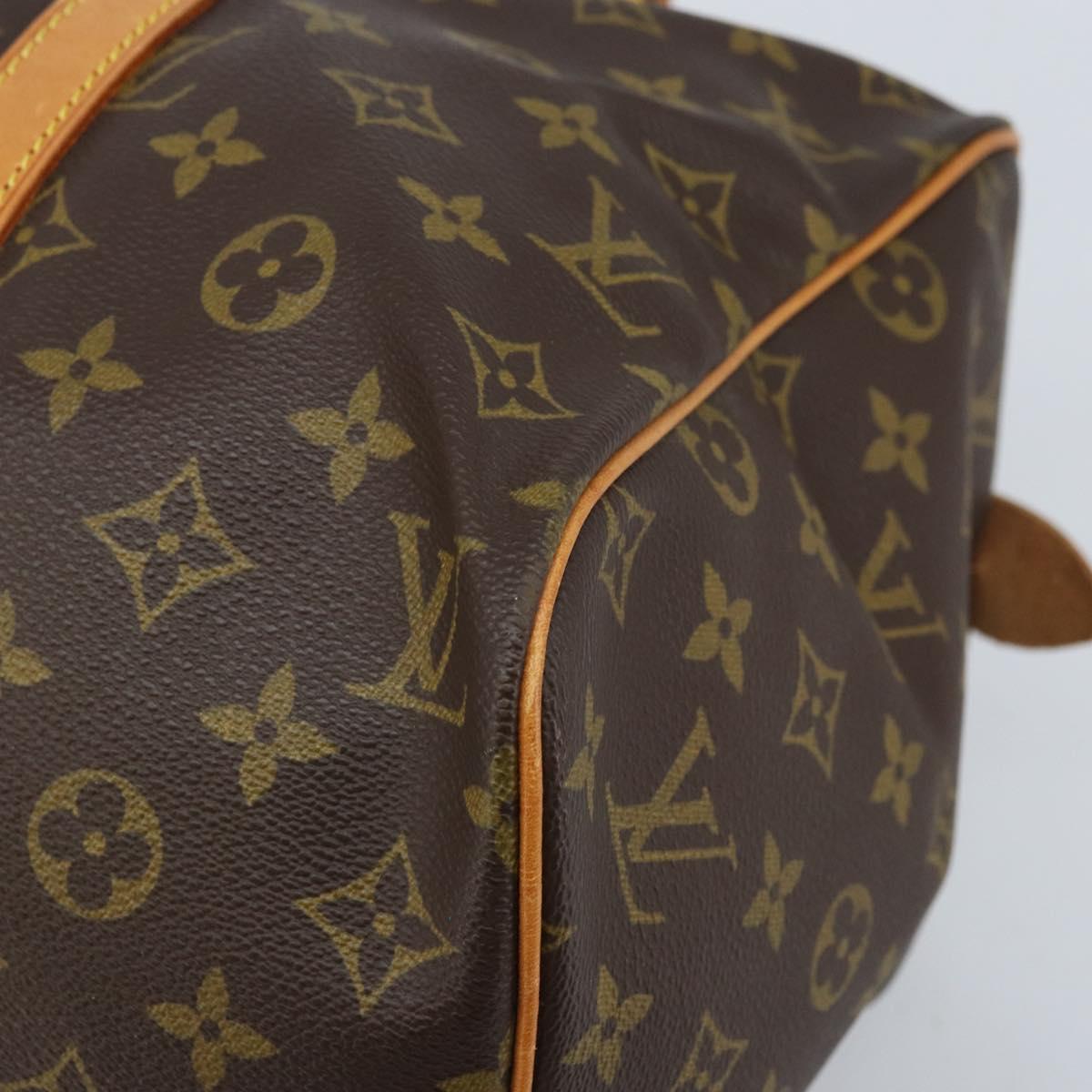 LOUIS VUITTON Monogram Sac Souple 35 Boston Bag M41626 LV Auth 164133
