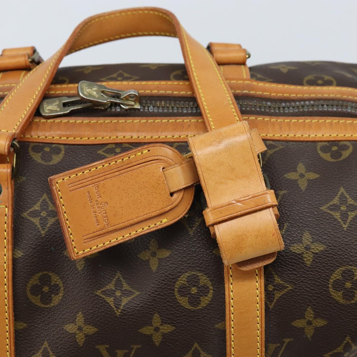 LOUIS VUITTON Monogram Sac Souple 35 Boston Bag M41626 LV Auth 164133