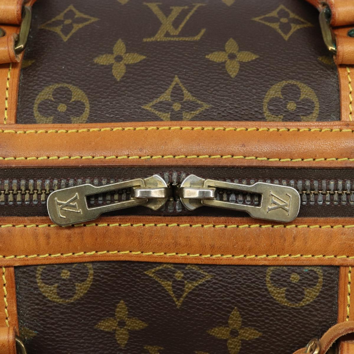 LOUIS VUITTON Monogram Sac Souple 35 Boston Bag M41626 LV Auth 164133