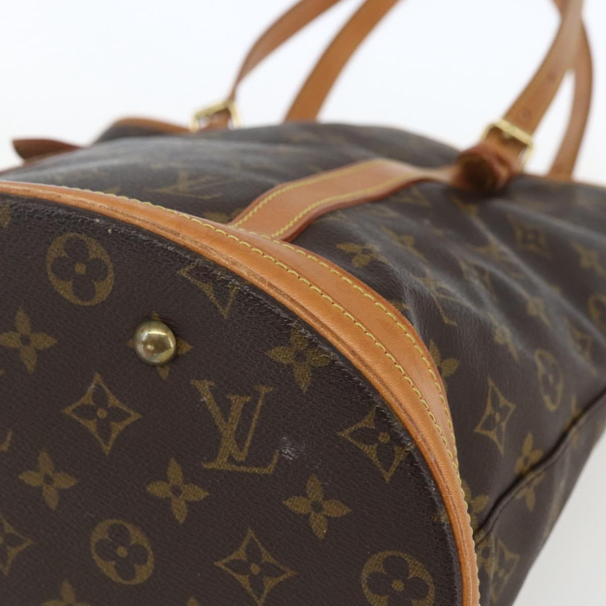LOUIS VUITTON Monogram Bucket GM Shoulder Bag M42236 LV Auth 164141