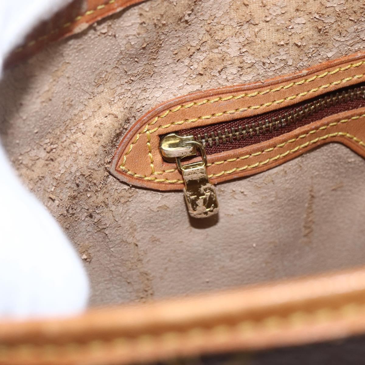 LOUIS VUITTON Monogram Bucket GM Shoulder Bag M42236 LV Auth 164141