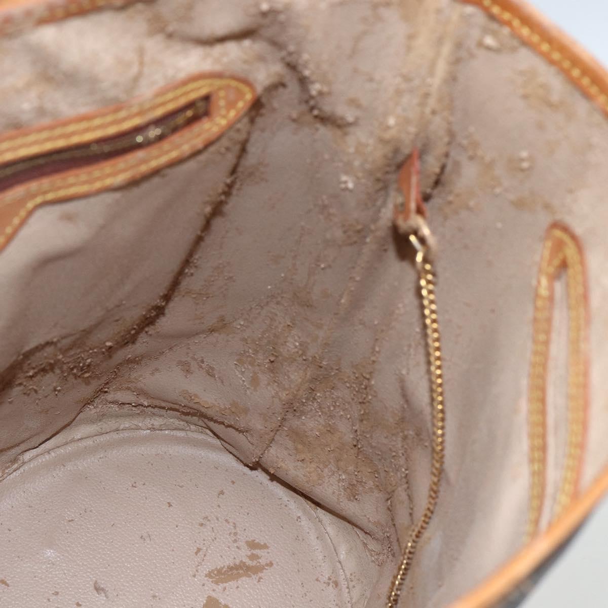 LOUIS VUITTON Monogram Bucket GM Shoulder Bag M42236 LV Auth 164141