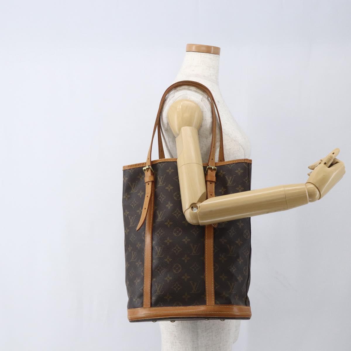 LOUIS VUITTON Monogram Bucket GM Shoulder Bag M42236 LV Auth 164141