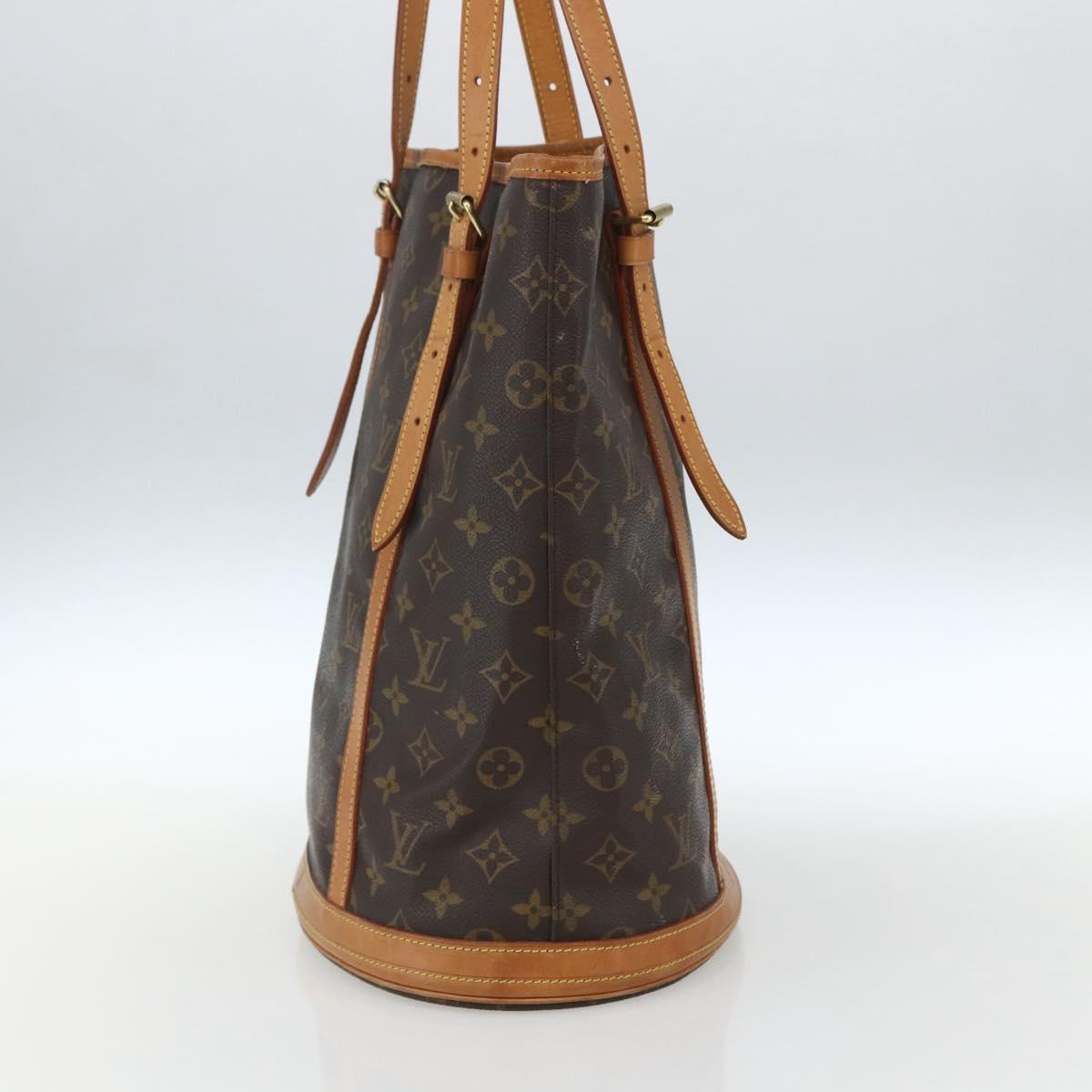 LOUIS VUITTON Monogram Bucket GM Shoulder Bag M42236 LV Auth 164141