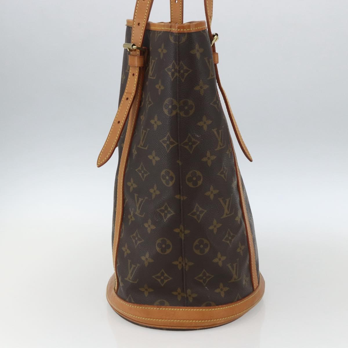 LOUIS VUITTON Monogram Bucket GM Shoulder Bag M42236 LV Auth 164141
