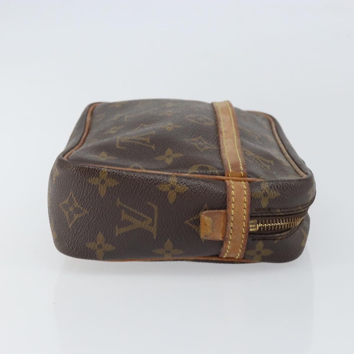 LOUIS VUITTON Monogram Compiegne 23 Clutch Bag M51847 LV Auth 164155