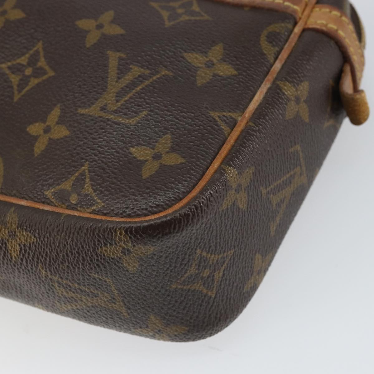 LOUIS VUITTON Monogram Compiegne 23 Clutch Bag M51847 LV Auth 164155