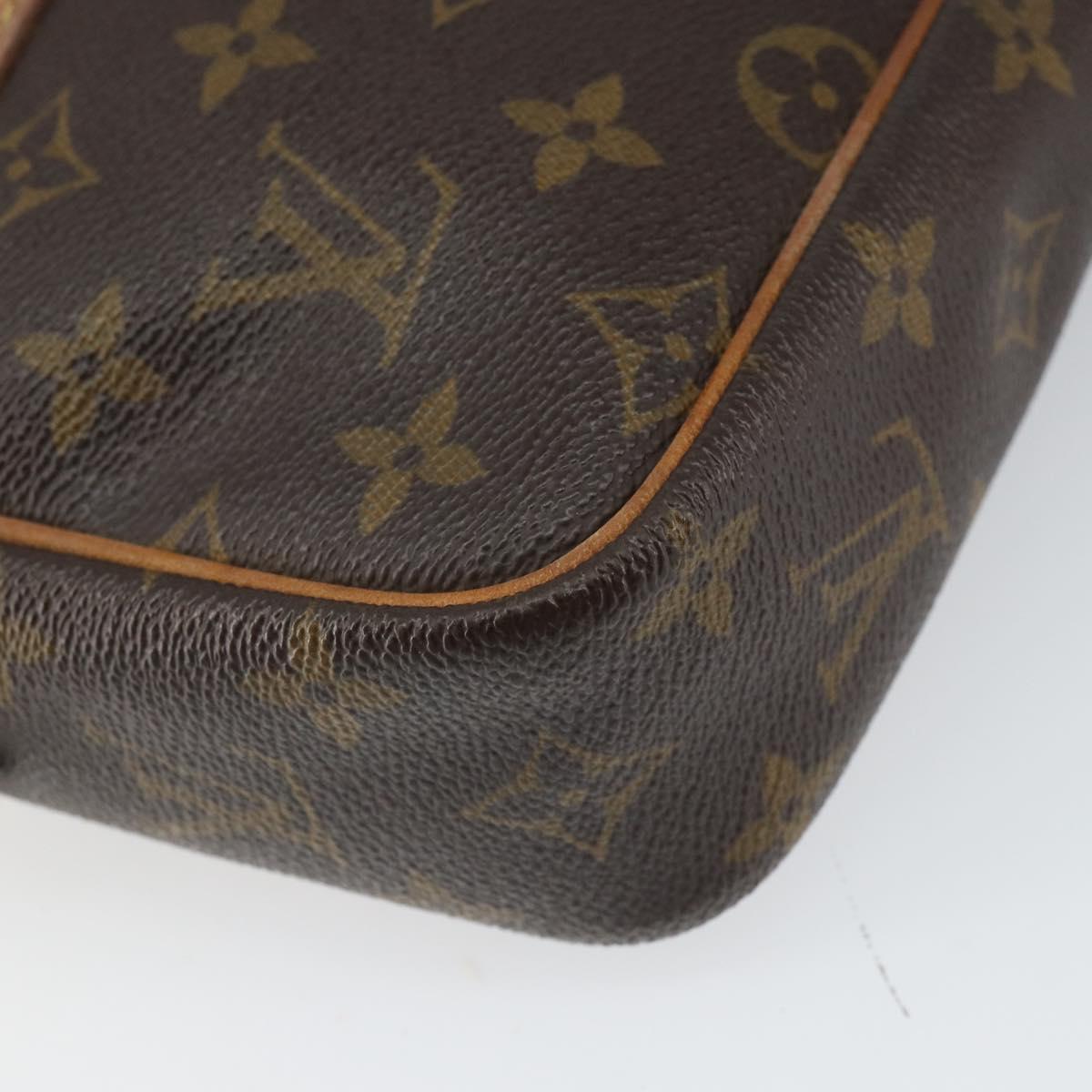 LOUIS VUITTON Monogram Compiegne 23 Clutch Bag M51847 LV Auth 164155