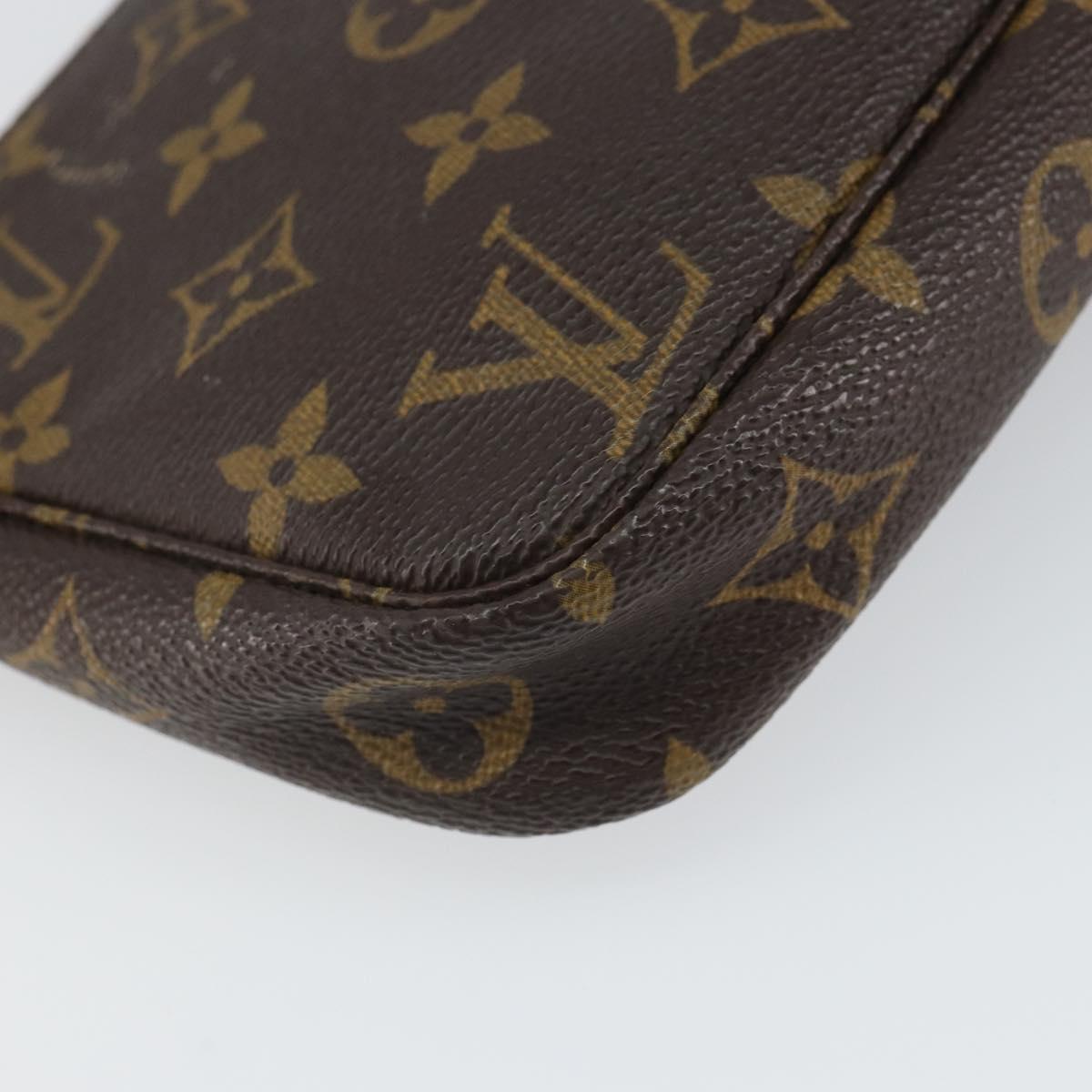 LOUIS VUITTON Monogram Pochette Accessoires Pouch M51980 LV Auth 164158