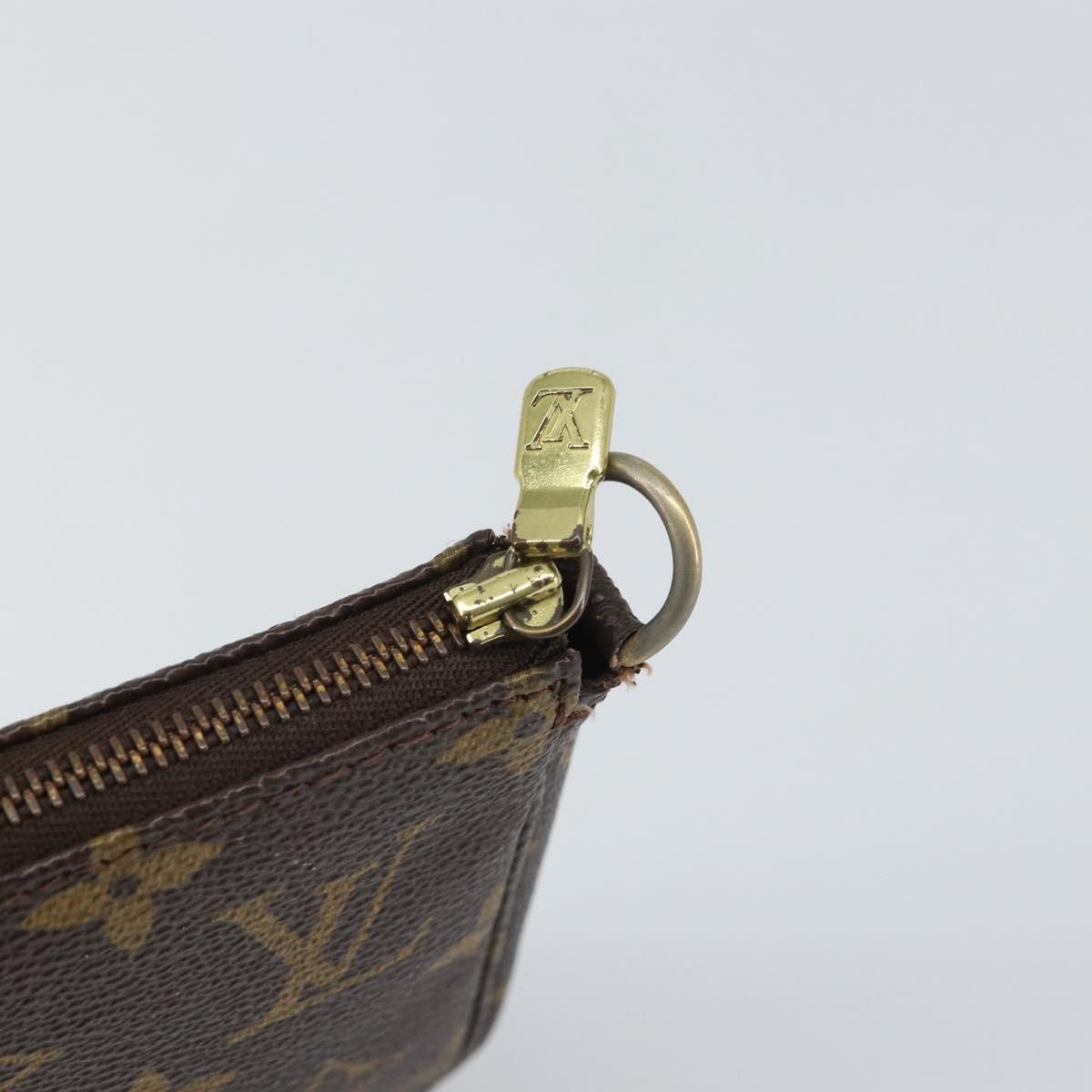 LOUIS VUITTON Monogram Pochette Accessoires Pouch M51980 LV Auth 164158