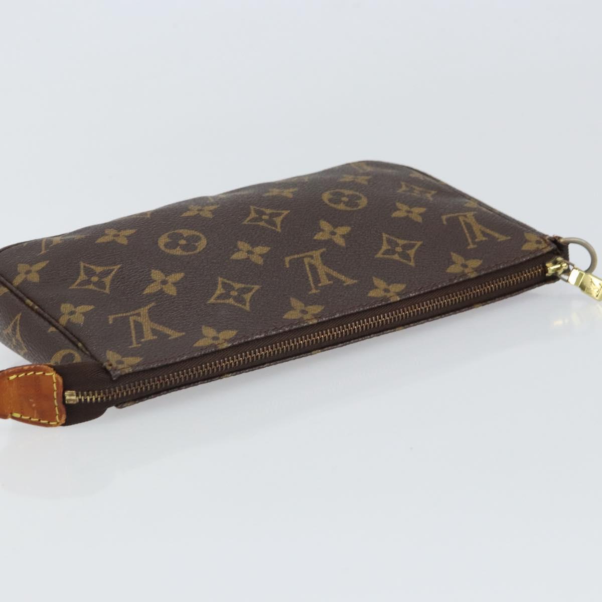 LOUIS VUITTON Monogram Pochette Accessoires Pouch M51980 LV Auth 164158
