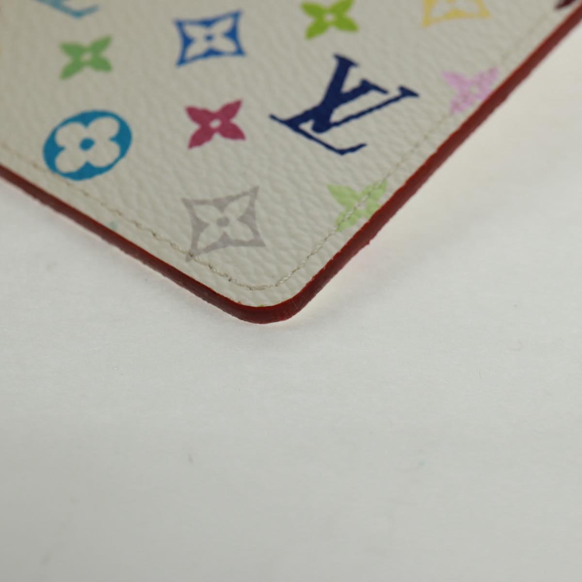 LOUIS VUITTON Monogram Multicolor Etui Miroir White M92651 LV Auth 164175SAV
