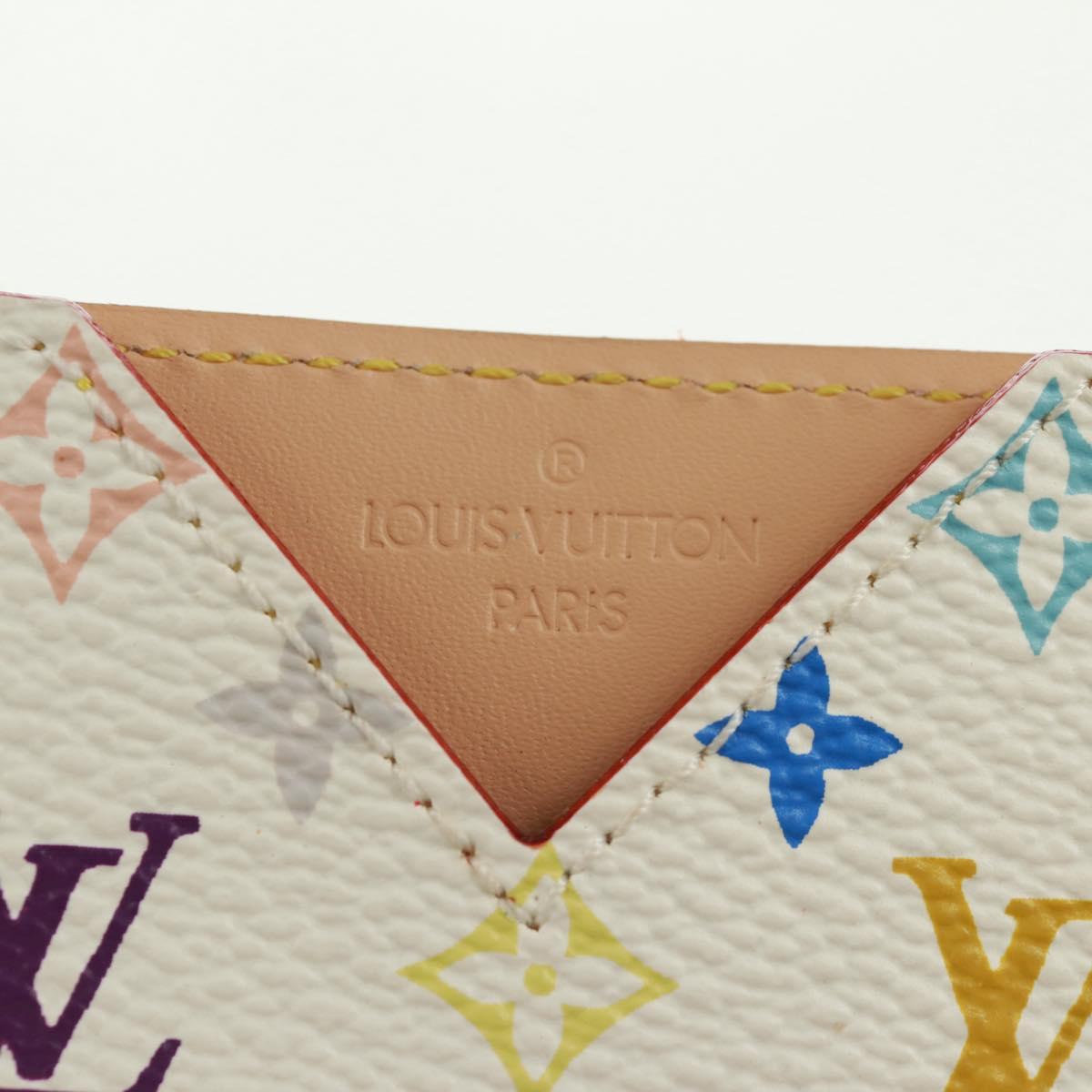LOUIS VUITTON Monogram Multicolor Etui Miroir White M92651 LV Auth 164175SAV