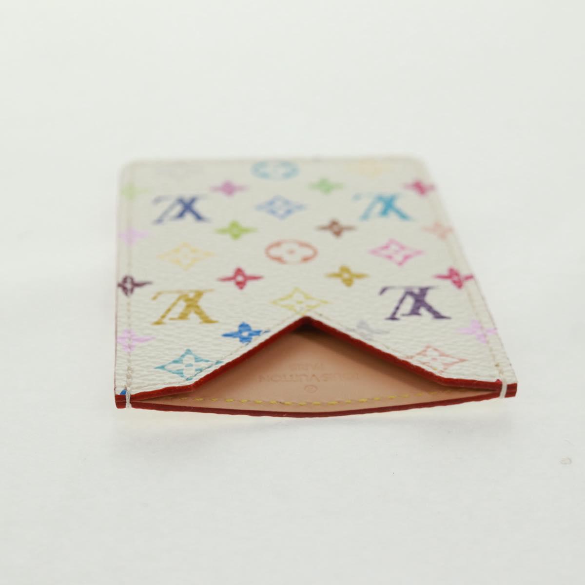 LOUIS VUITTON Monogram Multicolor Etui Miroir White M92651 LV Auth 164175SAV