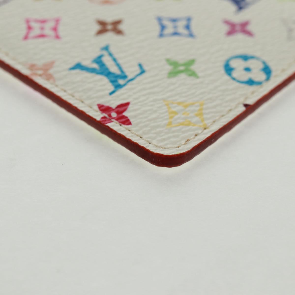 LOUIS VUITTON Monogram Multicolor Etui Miroir White M92651 LV Auth 164175SAV