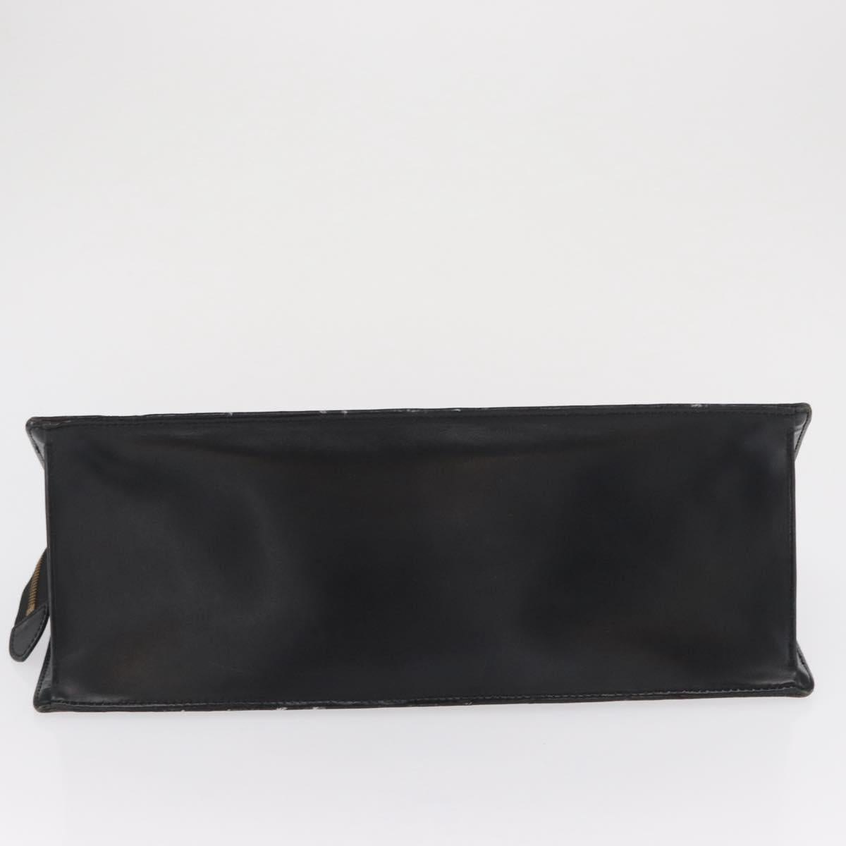 LOUIS VUITTON Epi Sac Triangle Hand Bag Black M52092 LV Auth 164190