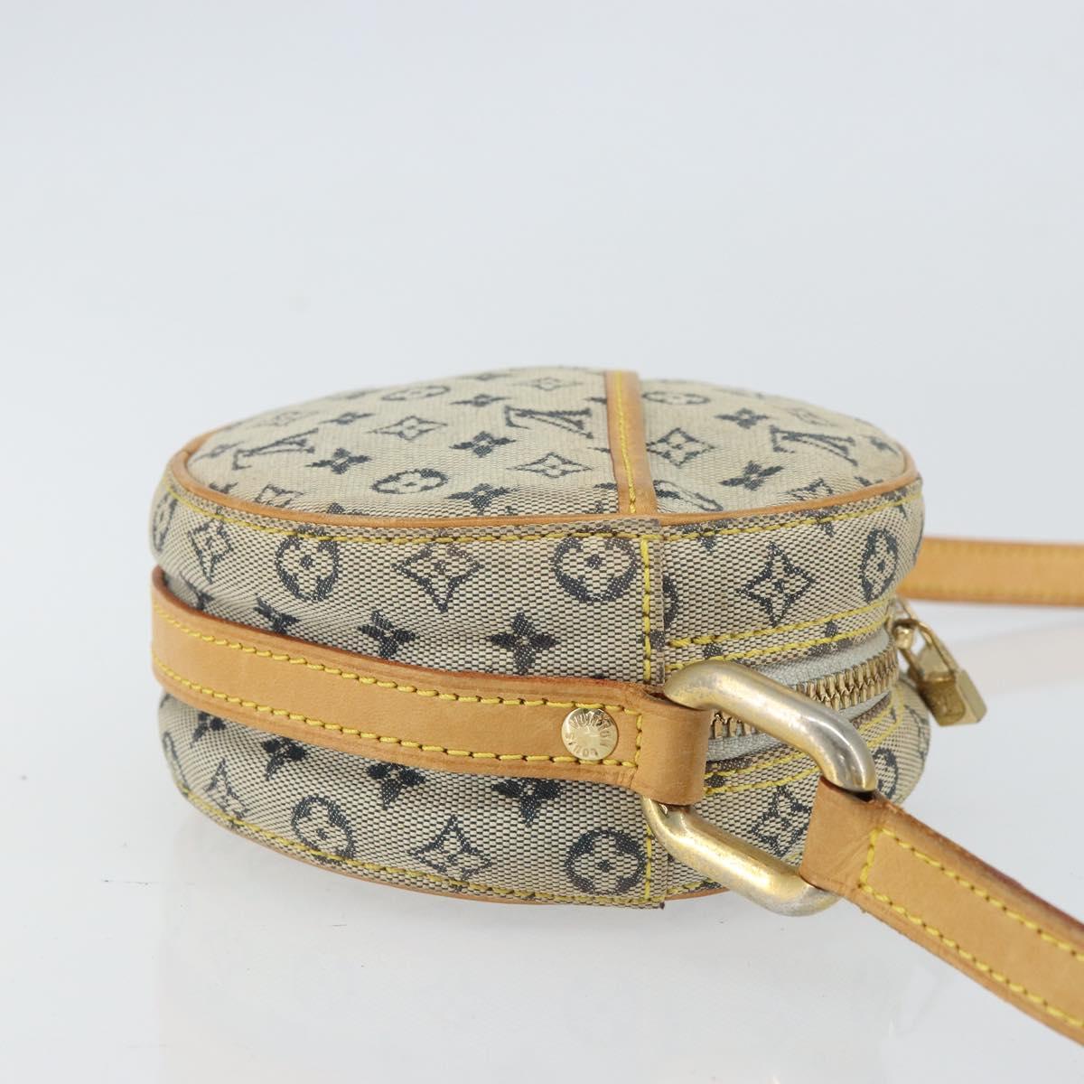 LOUIS VUITTON Monogram Mini Jeanne PM Shoulder Bag Blue M92001 LV Auth 164196