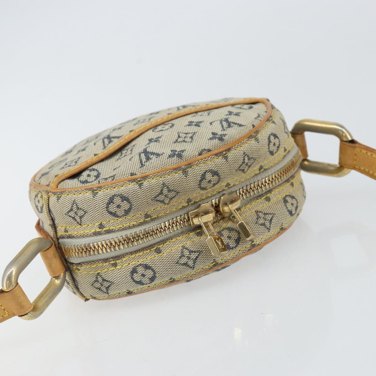 LOUIS VUITTON Monogram Mini Jeanne PM Shoulder Bag Blue M92001 LV Auth 164196
