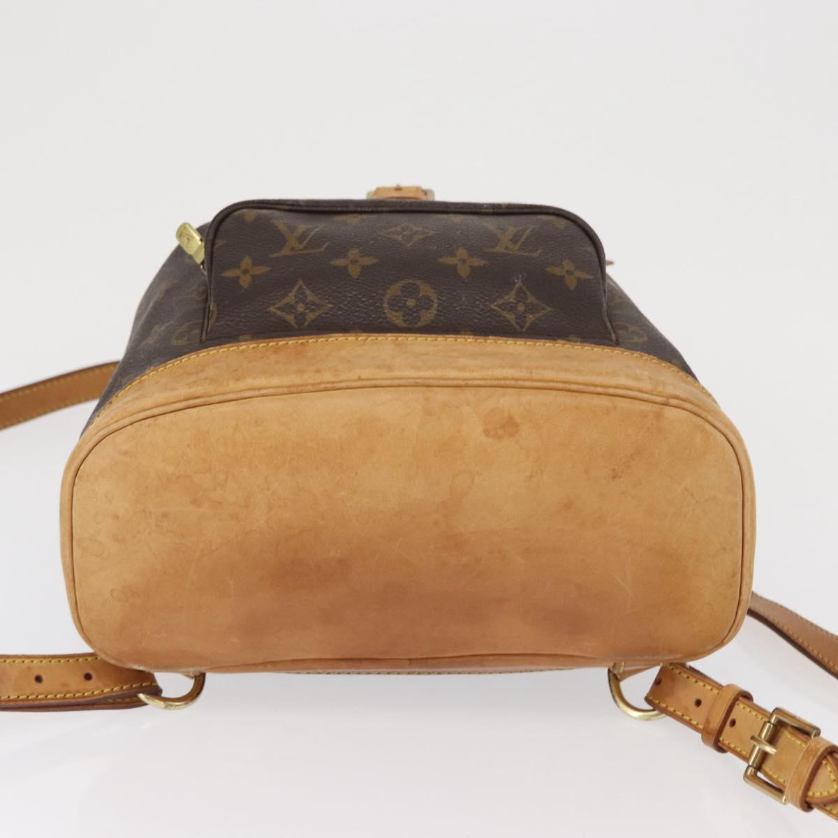 LOUIS VUITTON Monogram Montsouris MM Backpack M51136 LV Auth 164197