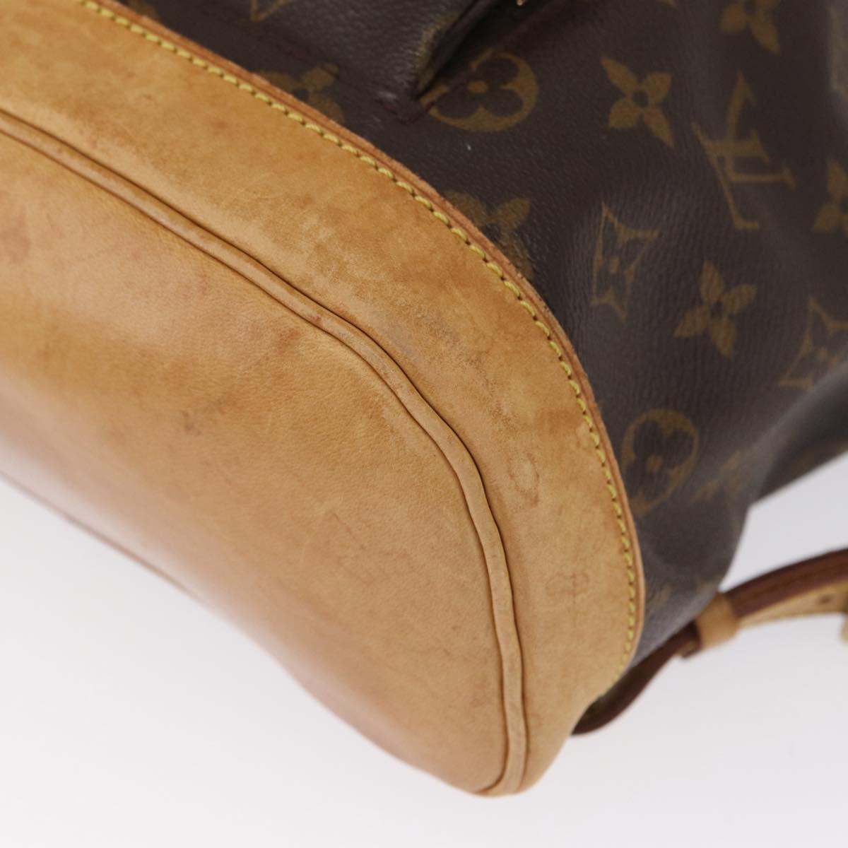 LOUIS VUITTON Monogram Montsouris MM Backpack M51136 LV Auth 164197