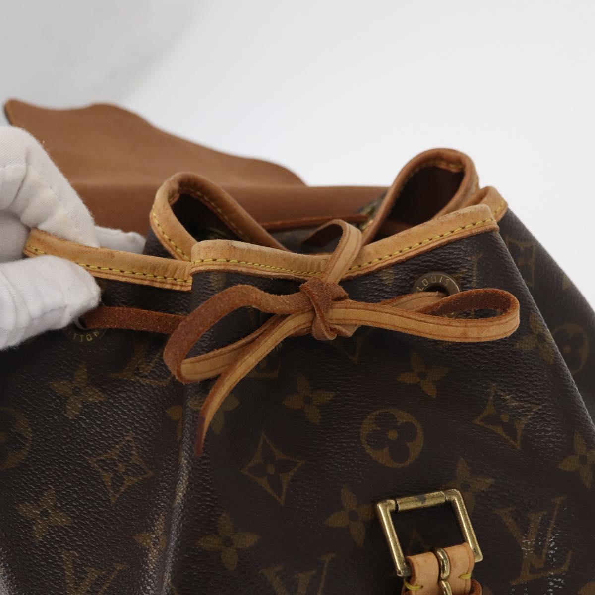 LOUIS VUITTON Monogram Montsouris MM Backpack M51136 LV Auth 164197