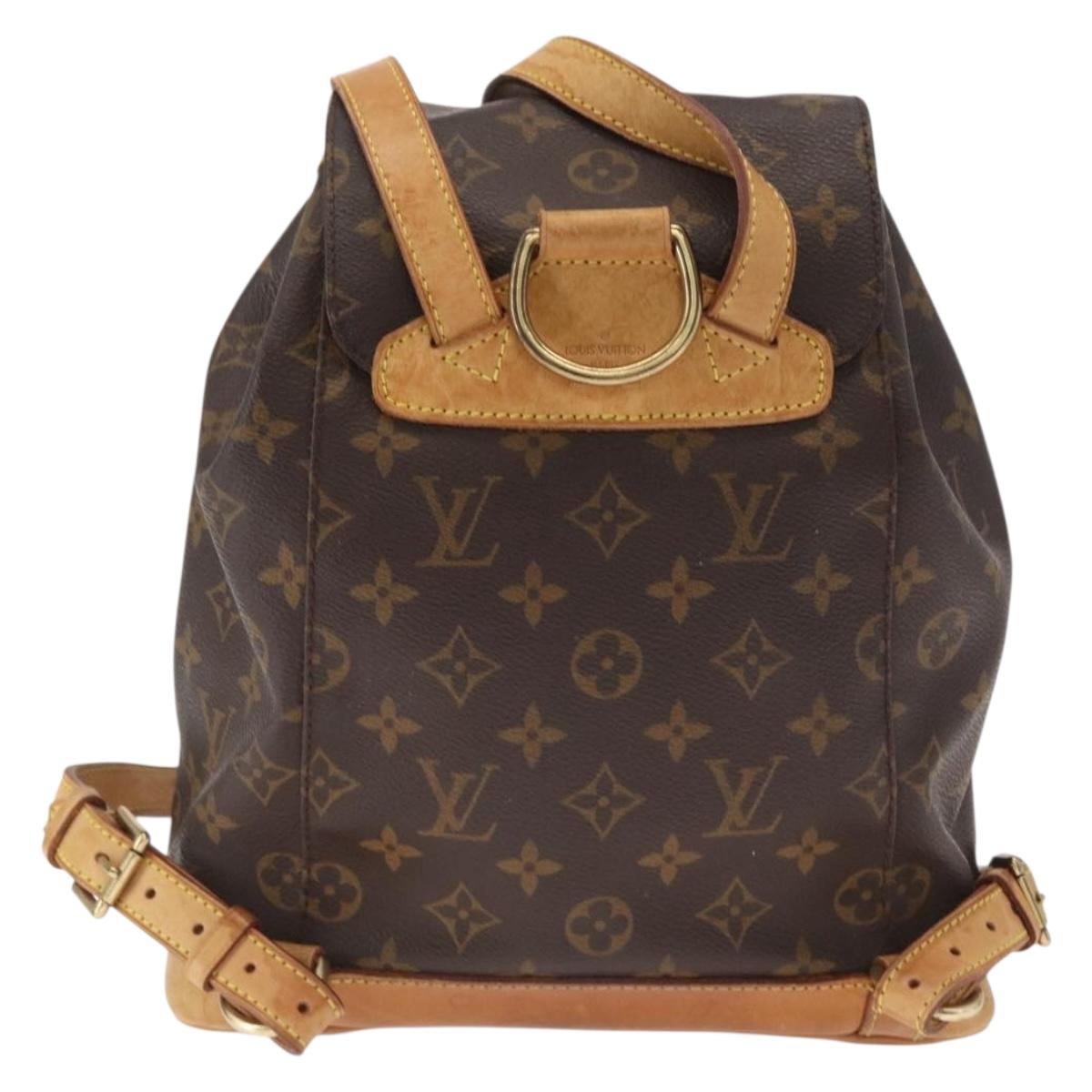 LOUIS VUITTON Monogram Montsouris MM Backpack M51136 LV Auth 164197