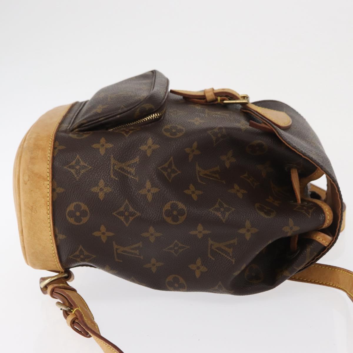 LOUIS VUITTON Monogram Montsouris MM Backpack M51136 LV Auth 164197