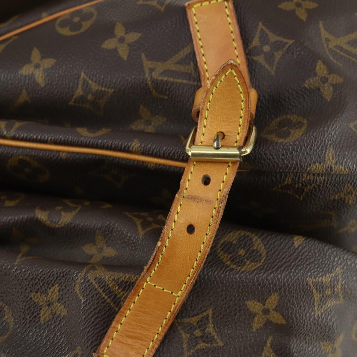LOUIS VUITTON Monogram Saumur 35 Shoulder Bag M42254 LV Auth 164199