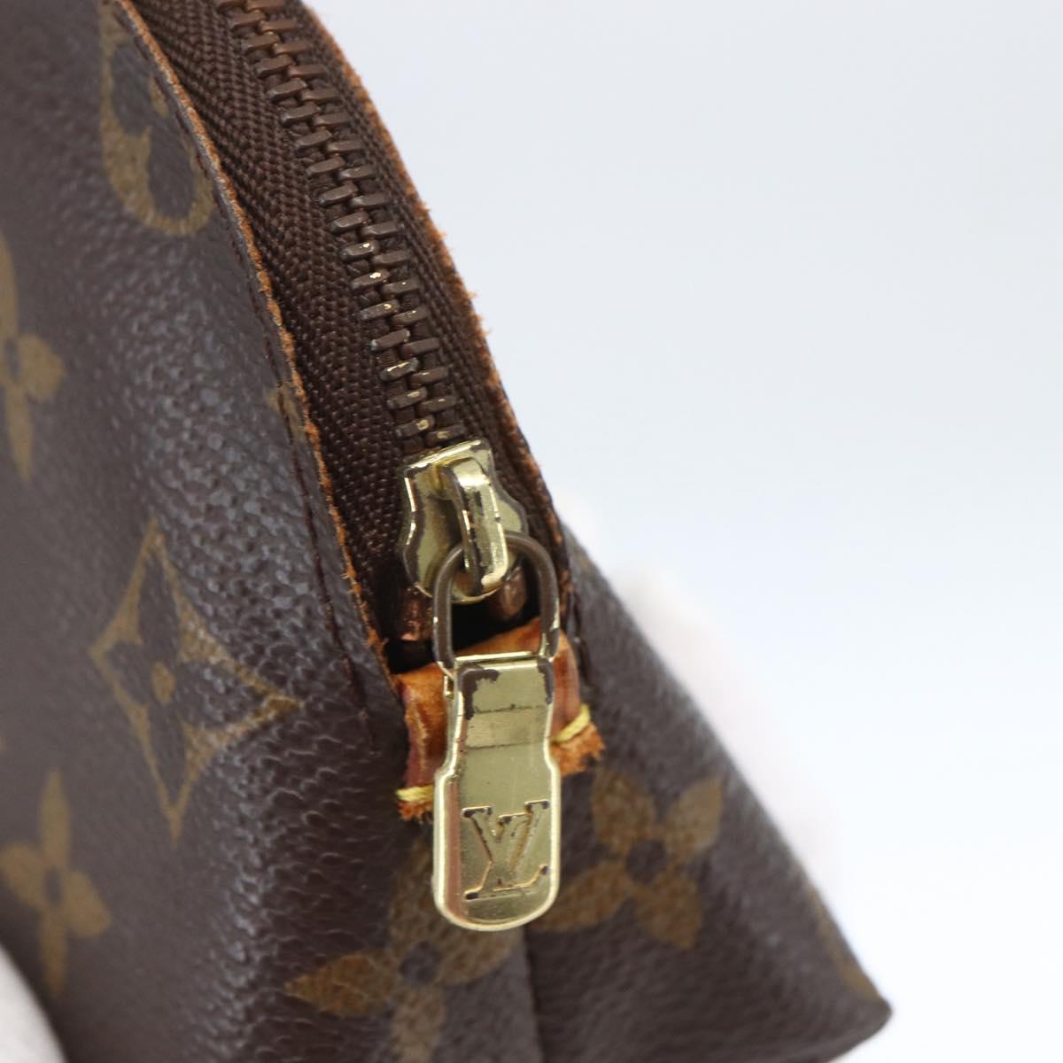 LOUIS VUITTON Monogram Pochette Cosmetic PM Pouch M43998 LV Auth 164227