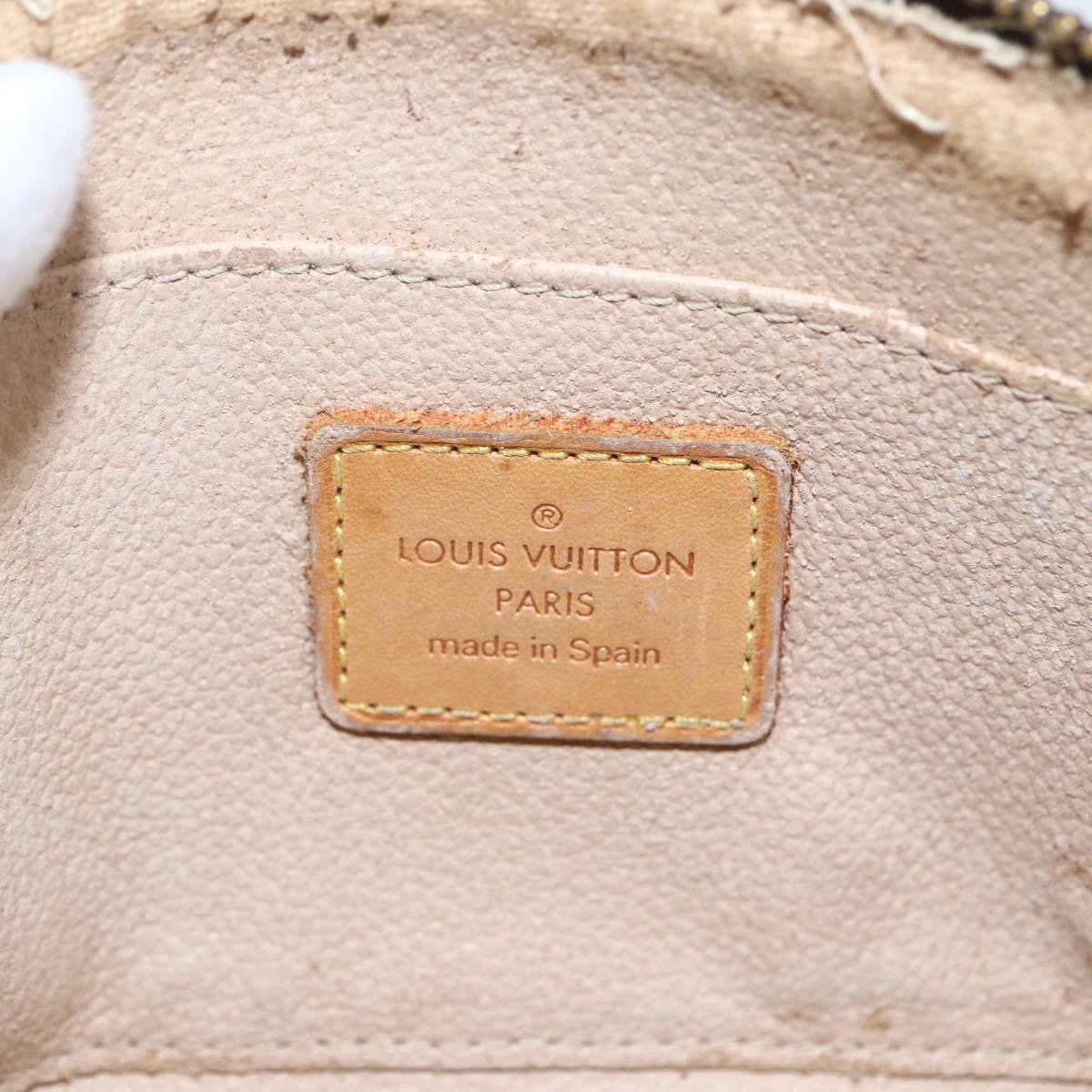 LOUIS VUITTON Monogram Pochette Cosmetic PM Pouch M43998 LV Auth 164227