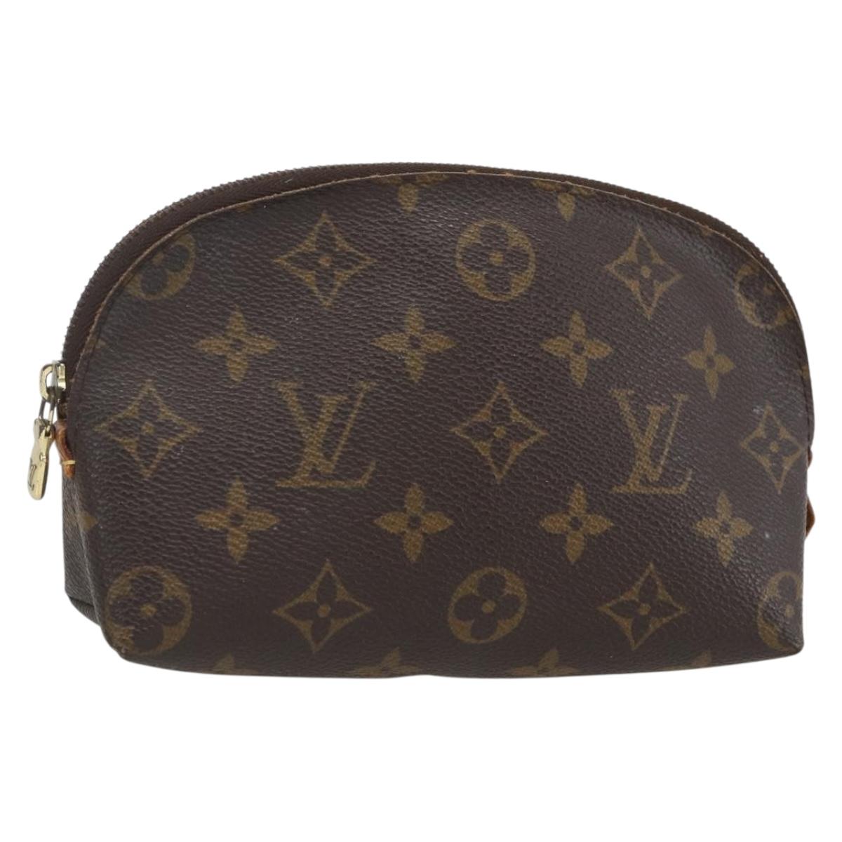 LOUIS VUITTON Monogram Pochette Cosmetic PM Pouch M43998 LV Auth 164227