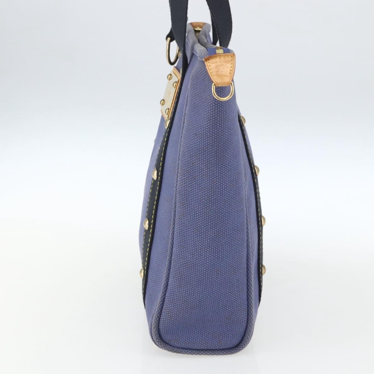 LOUIS VUITTON Antigua Cabas MM Tote Bag Blue M40087 LV Auth 164234