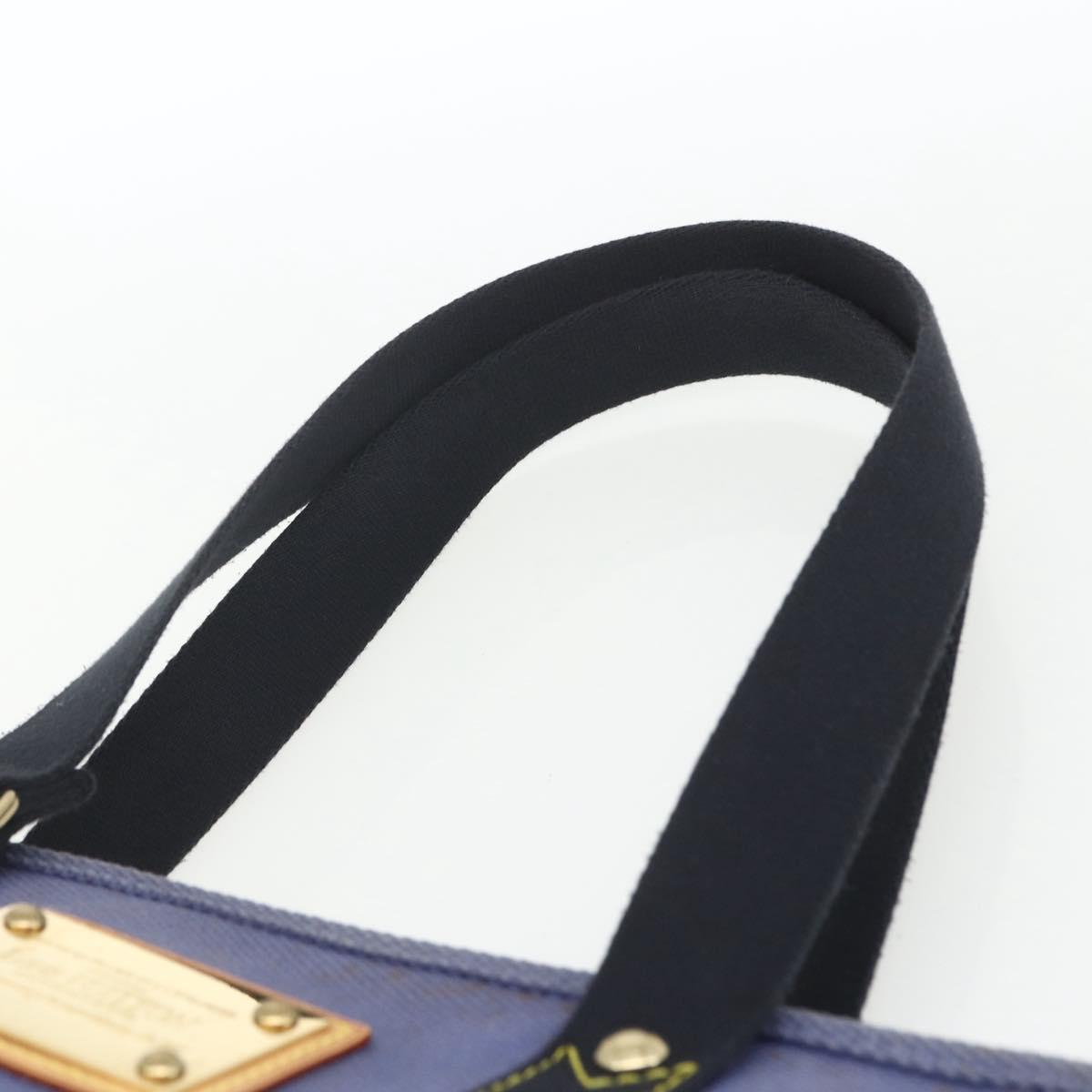 LOUIS VUITTON Antigua Cabas MM Tote Bag Blue M40087 LV Auth 164234