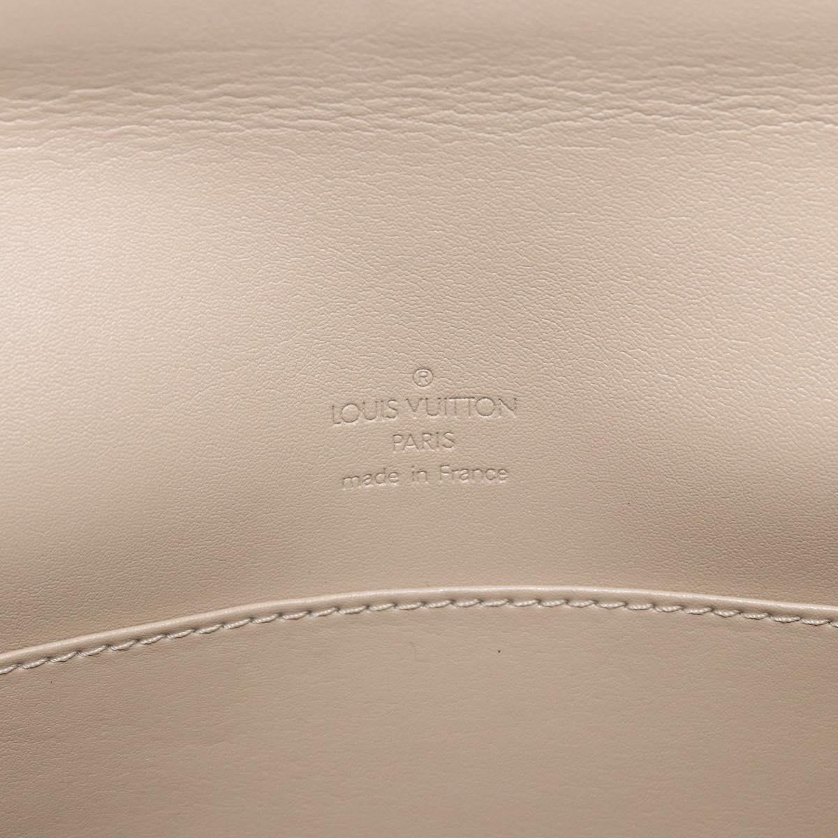 LOUIS VUITTON Monogram Vernis Thompson Street Bag Beige M91301 LV Auth 164244
