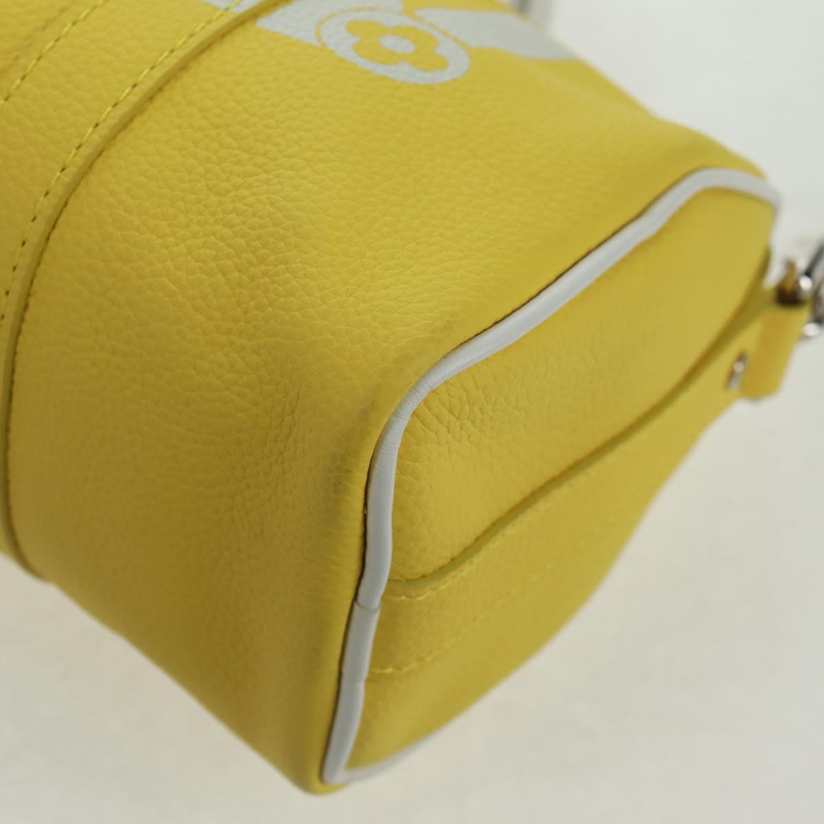 LOUIS VUITTON Monogram Everyday Keepall XS Hand Bag Yellow M80842 Auth 164249V