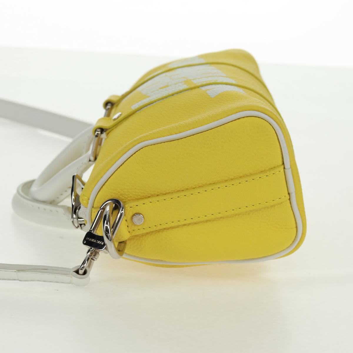 LOUIS VUITTON Monogram Everyday Keepall XS Hand Bag Yellow M80842 Auth 164249V