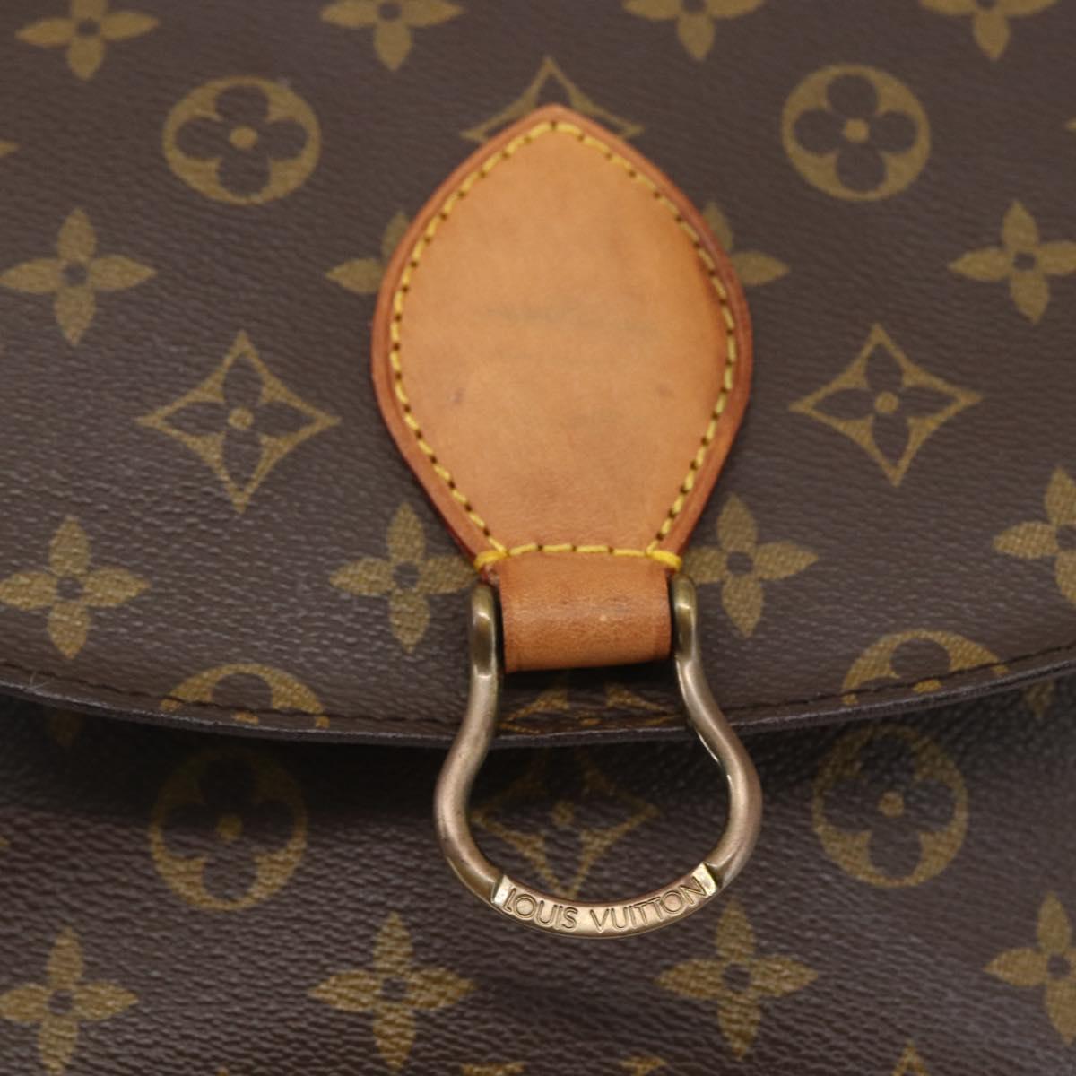 LOUIS VUITTON Monogram Saint Cloud GM Shoulder Bag M51242 LV Auth 164261