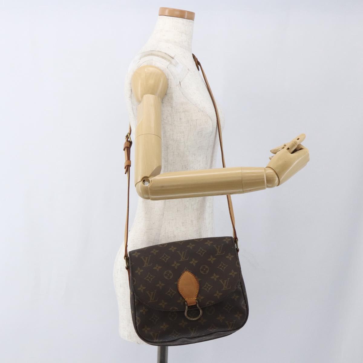 LOUIS VUITTON Monogram Saint Cloud GM Shoulder Bag M51242 LV Auth 164261