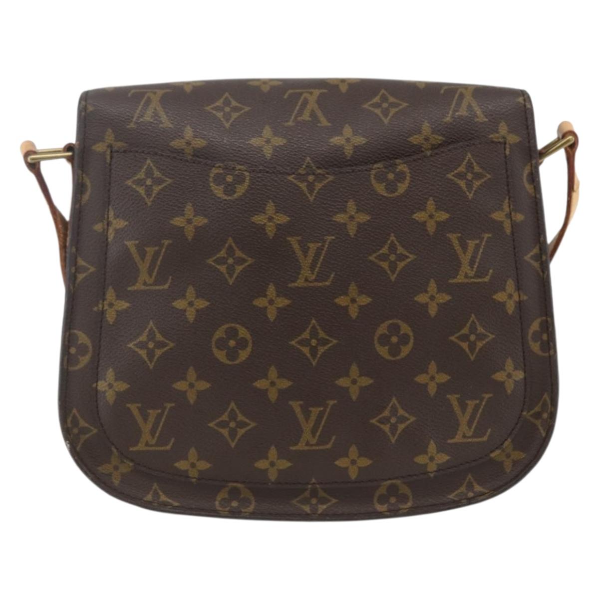 LOUIS VUITTON Monogram Saint Cloud GM Shoulder Bag M51242 LV Auth 164261