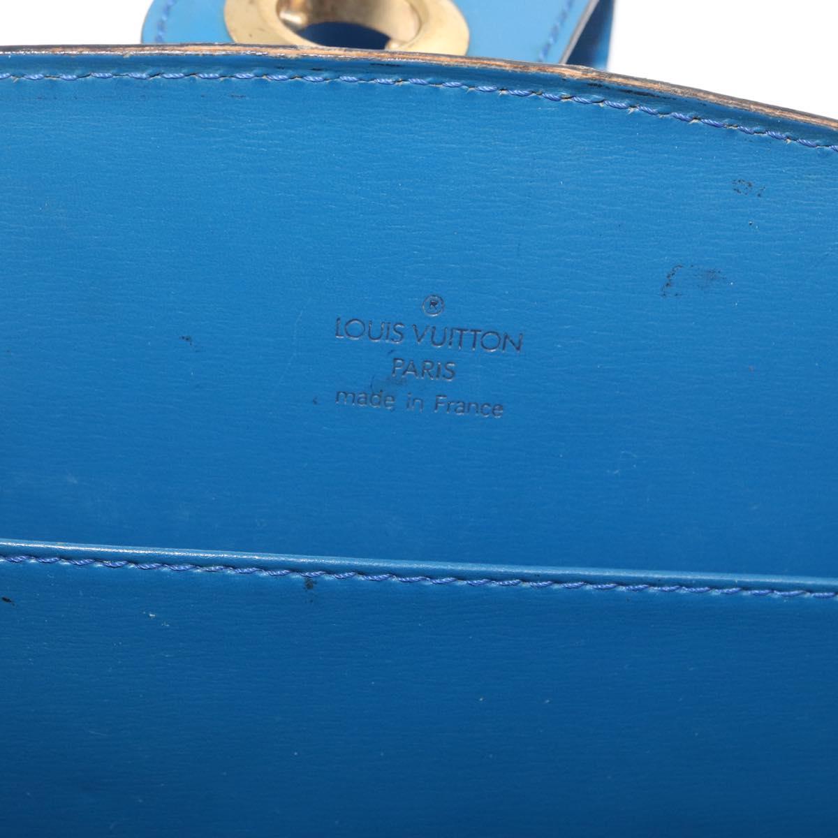 LOUIS VUITTON Epi Capuchin Shoulder Bag Blue M52345 LV Auth 164265