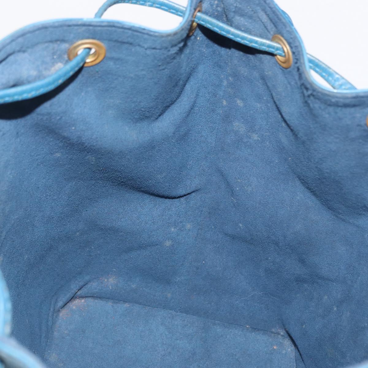 LOUIS VUITTON Epi Petit Noe Shoulder Bag Blue M44105 LV Auth 164271