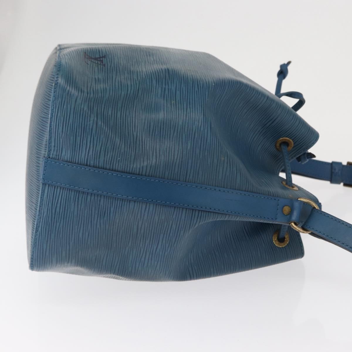 LOUIS VUITTON Epi Petit Noe Shoulder Bag Blue M44105 LV Auth 164271